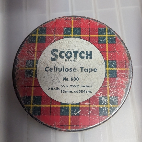 Vintage Scotch Cellulose Tape Tin - Picture 1 of 5